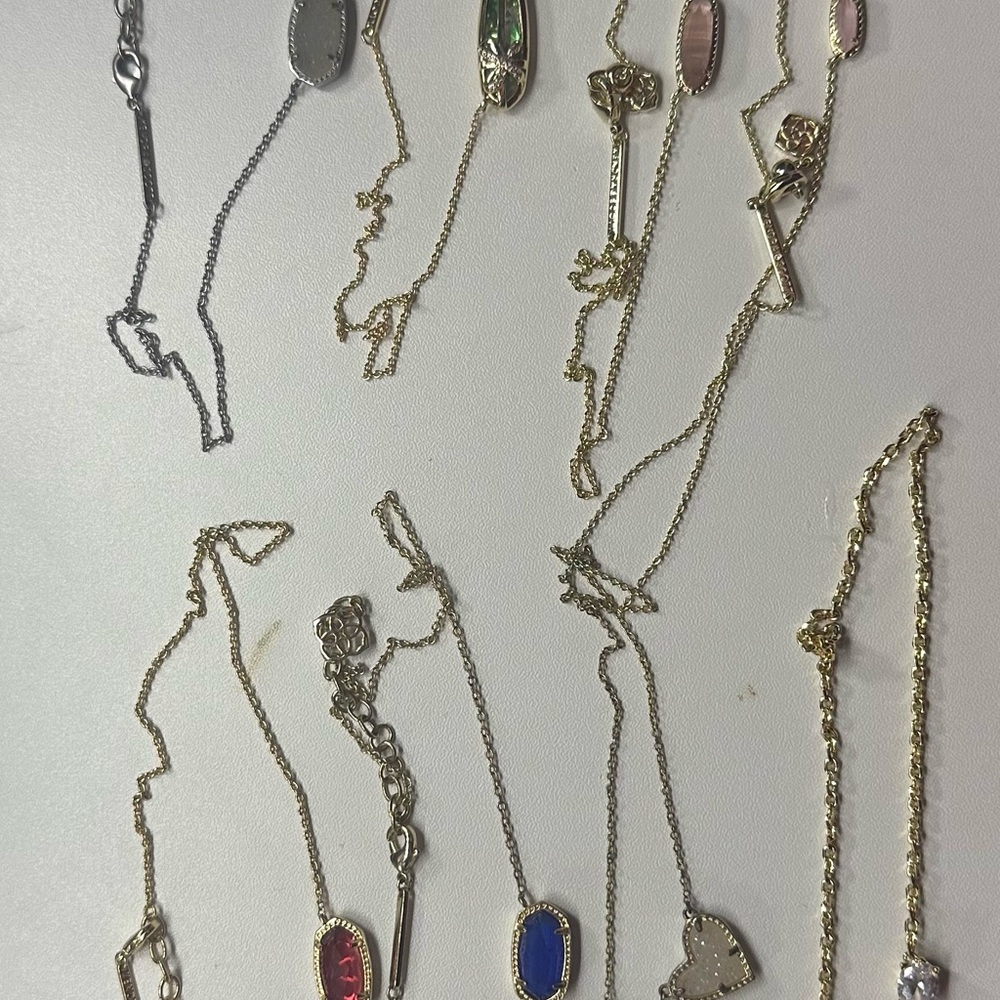 Kendra Scott Gold and Silver Necklaces- message for individual pricing!